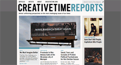 Desktop Screenshot of creativetimereports.org